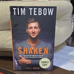 NFL Tim Tebow Shaken Book - Orange and Gray